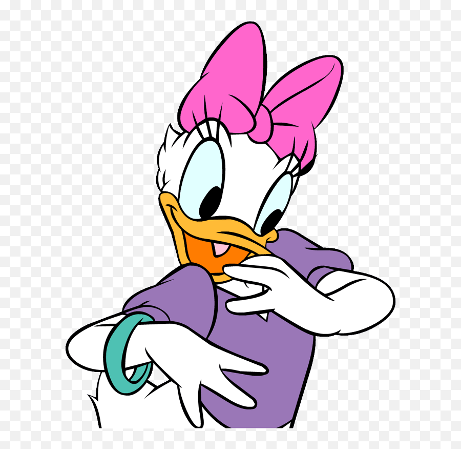 Daisy Duck Clipart - Daisy Duck Clipart Emoji,Duck Clipart