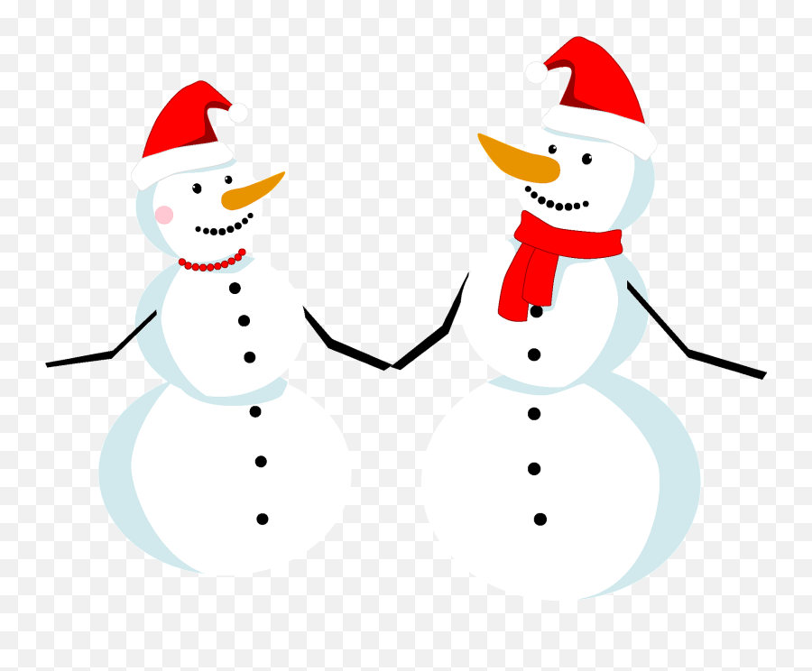 Christmas Snowmen Clipart - Christmas Day Emoji,Snowmen Clipart