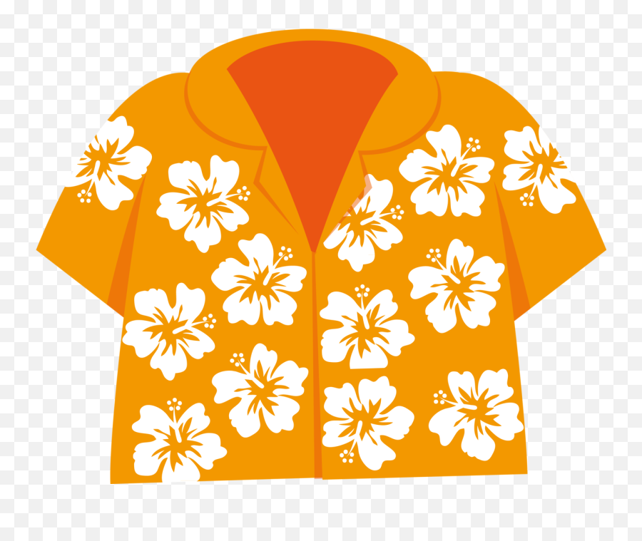 Pin Di Pirata - Camisa Hawaiana Dibujo Emoji,Hawaiian Clipart