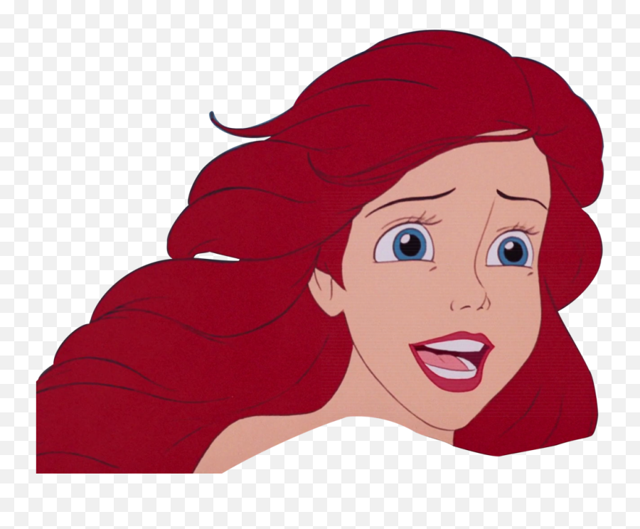 Ariel Png Transparent - Ariel Face Emoji,Ariel Png