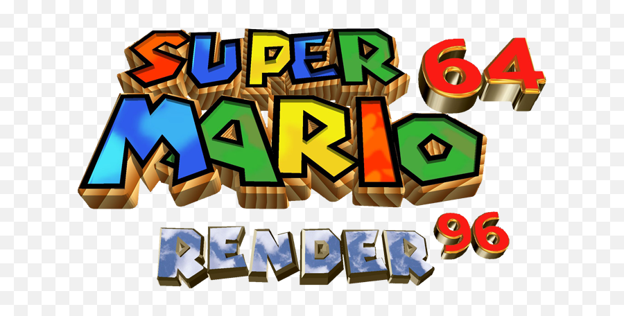 Logo For Super Mario 64 Render96 - Sm64 Render 96 Logo Emoji,Super Mario 64 Logo