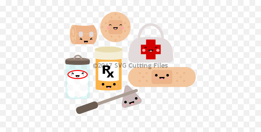 Kawaii First Aid - Medical Supply Emoji,Band Aid Clipart