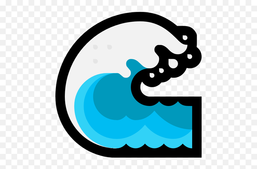 Emoji Image Resource Download - Microsoft Water Wave Emoji,Wave Emoji Png