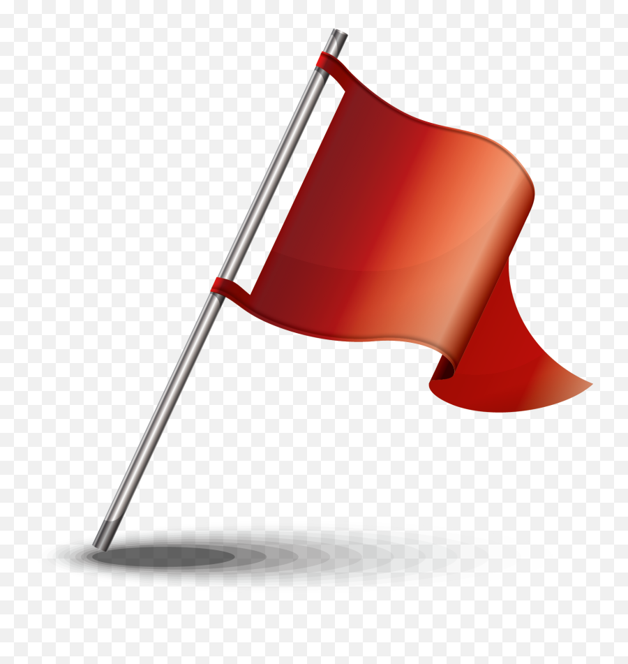Finish Flag Png - Clipart Transparent Background Red Flags Emoji,Red Flag Png