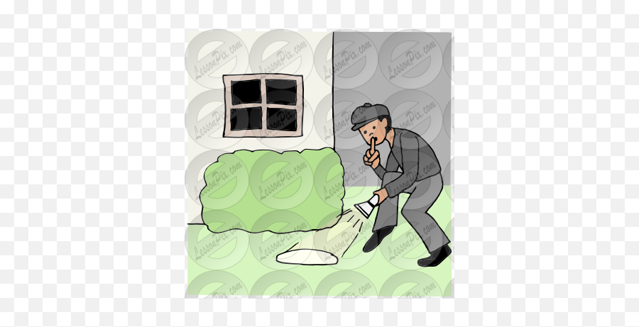 Prowling Picture For Classroom Therapy Use - Great Tradesman Emoji,Robber Clipart