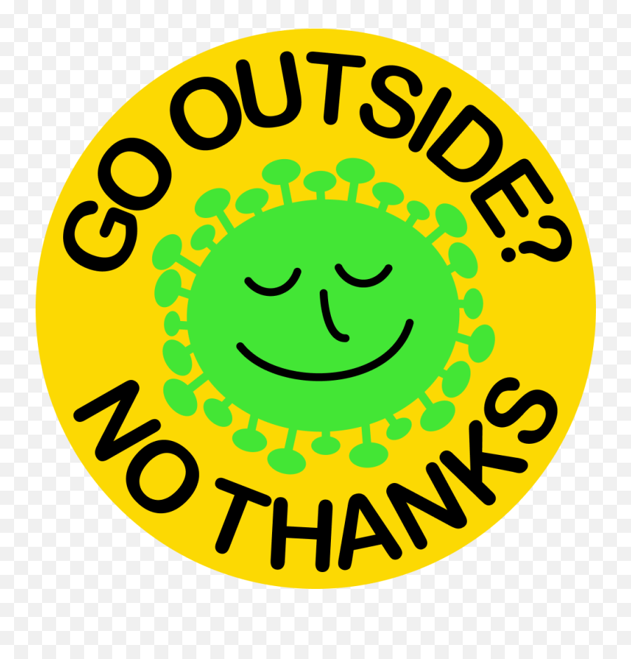 Go Outside No Thanks Clipart - Nuclear Power No Thanks Emoji,Thanks Clipart