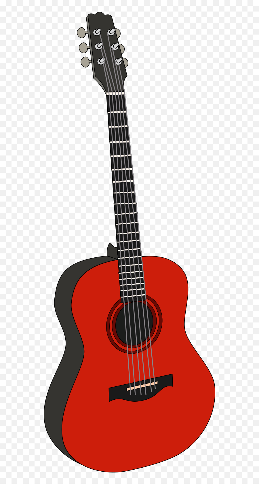 Guitar Acoustic Guitar Music Png - Red Guitar Clipart Emoji,Acoustic Guitar Png