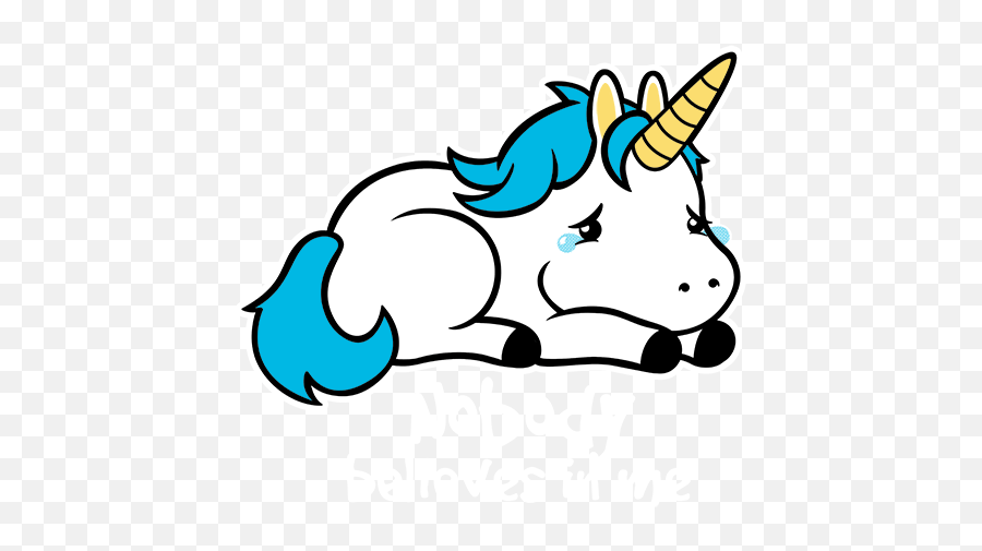 Download Sad Clipart Unicorn - Sad Unicorn Full Size Png Crying Unicorn Emoji,Sad Clipart
