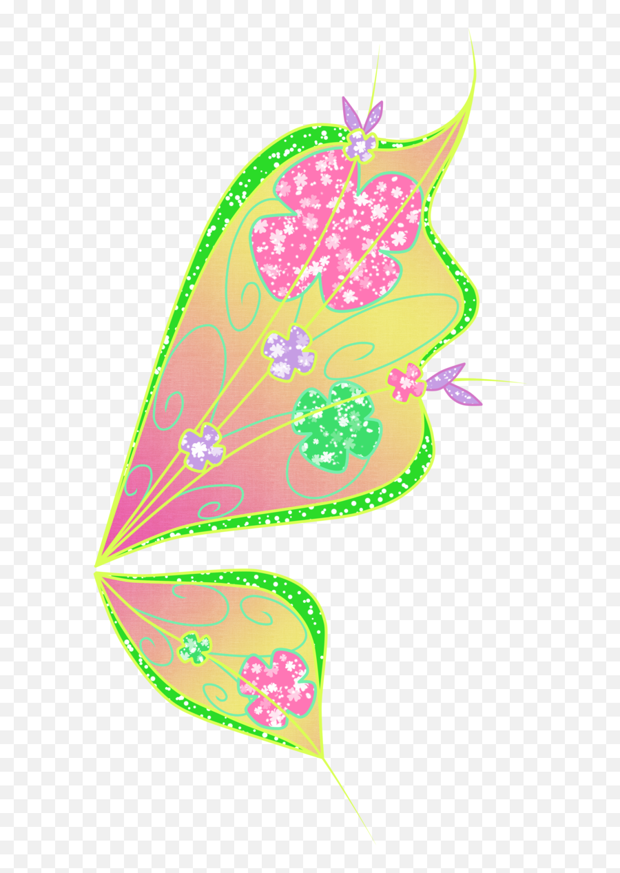 Download Believix Winx Flora Roxy Tecna In You Clipart Png - Flora Winx Png Wings Emoji,Fairy Wings Clipart