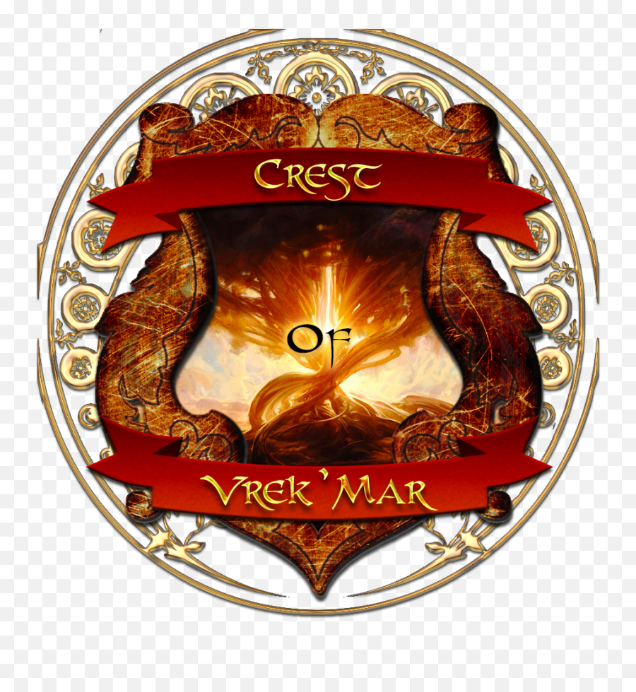 Crest Of Vreku0027mar - Role Play Second Life Community Fire Emoji,Second Life Logo