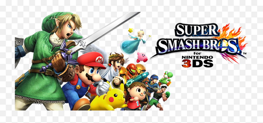 Smash Bros Png - Smashbros3ds Cast Super Smash Bros 3ds Smash Bros 3ds Art Emoji,3ds Png