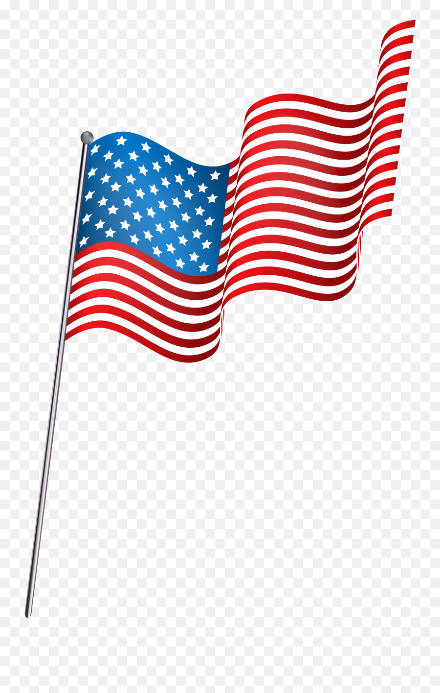 Download Free Png American Waving Flag Png Clip Art Emoji,Us Flag Transparent Background
