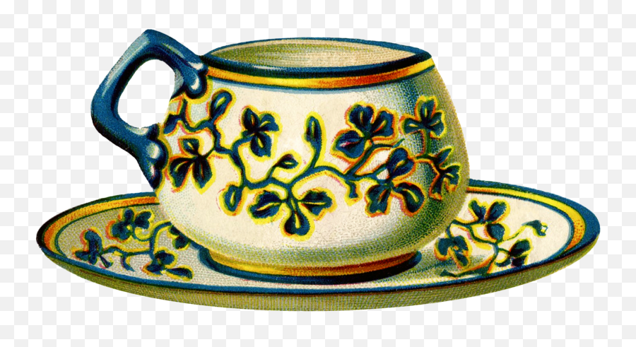 Tea Cup Vintage Clipart Free Stock Photo - Public Domain Emoji,Victorian Clipart