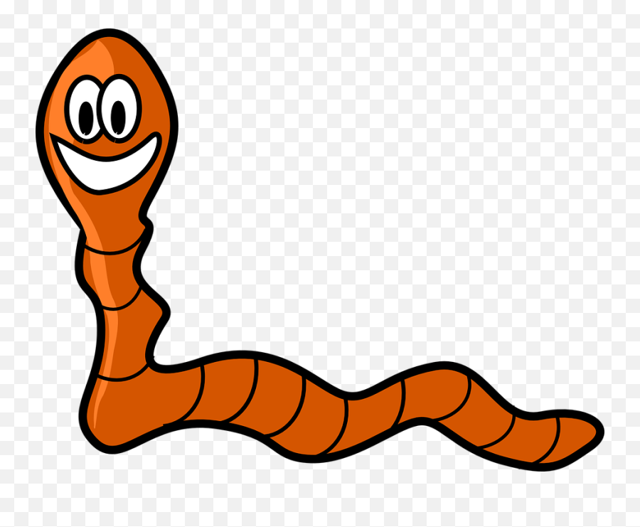 Worm - Worm Cartoon Emoji,Worm Clipart