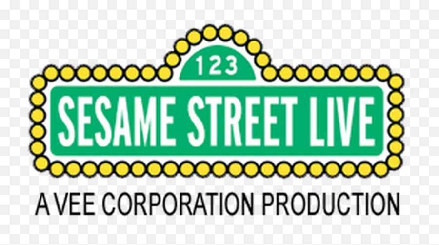 Sesame Street Live Logo Png Image With - Sesame Street Live Logo Emoji,Sesame Street Logo