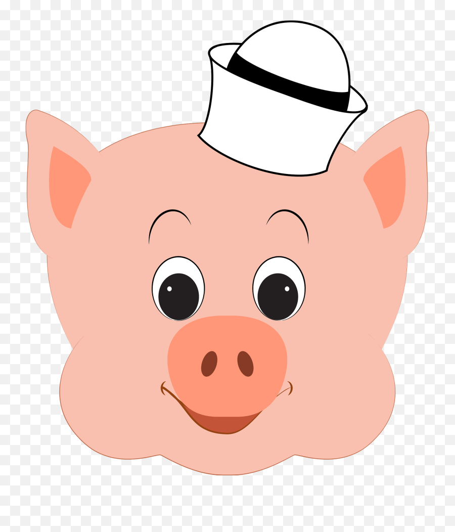 3 Little Pigs Face Clipart Free Download Transparent Png Emoji,Piglet Png