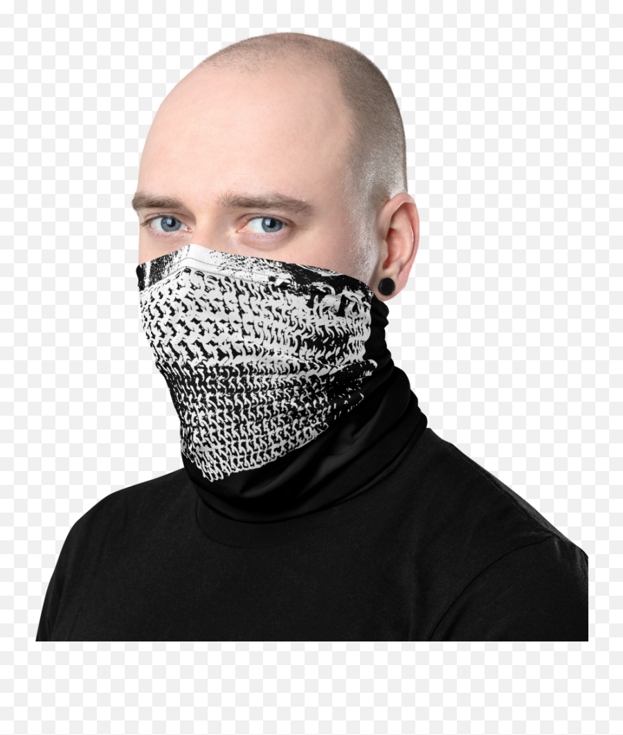 Amenra Chainmail Face Mask Neck Gaiter Emoji,Chainmail Png