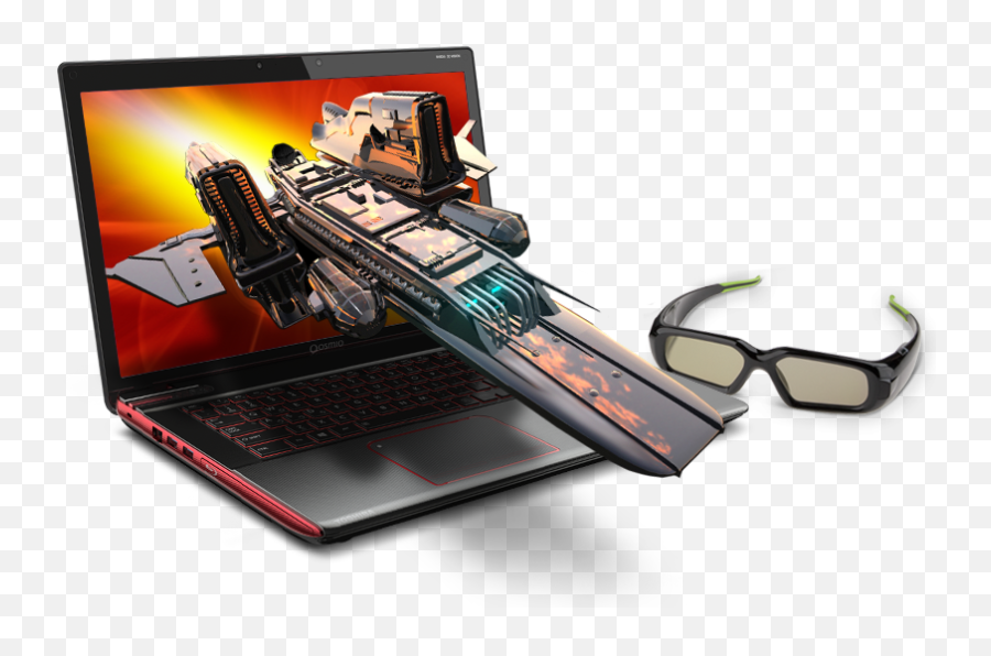 3d Laptops With Nvidia 3d Vision Technology Toshiba Emoji,Laptop Screen Png