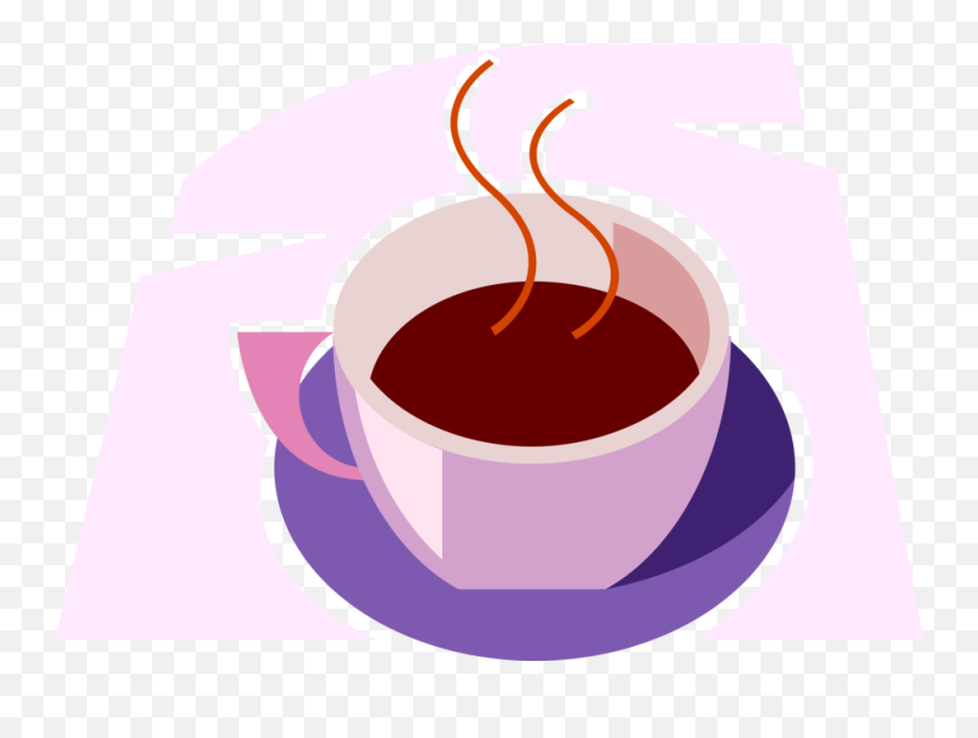 Cup Of Hot Coffee - Vector Image Emoji,Steaming Coffee Mug Clipart