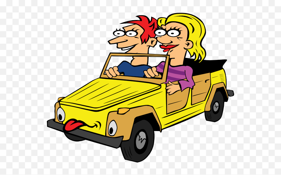 Girl And Boy Driving Car Cartoon Clip Art At Clkercom Emoji,Boys And Girls Clipart