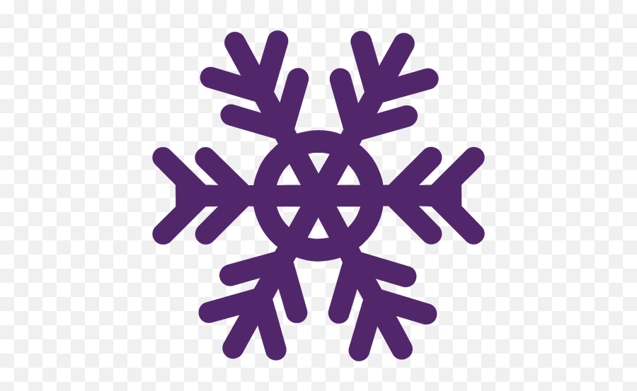 Purple Snowflake - Purple Snowflake Emoji,Snowflake Transparent