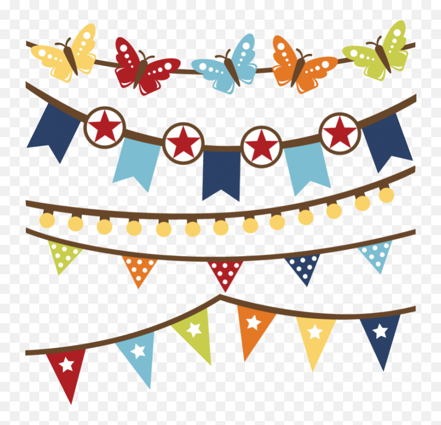Merry - Summer Banner Clipart Png Emoji,Christmas Banner Clipart