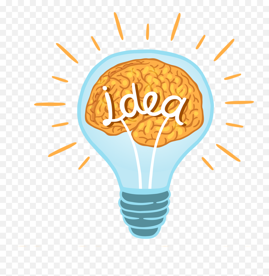 Idea Clipart Brain Picture 1395540 Idea Clipart Brain - Clip Art Brain Light Bulb Emoji,Idea Clipart