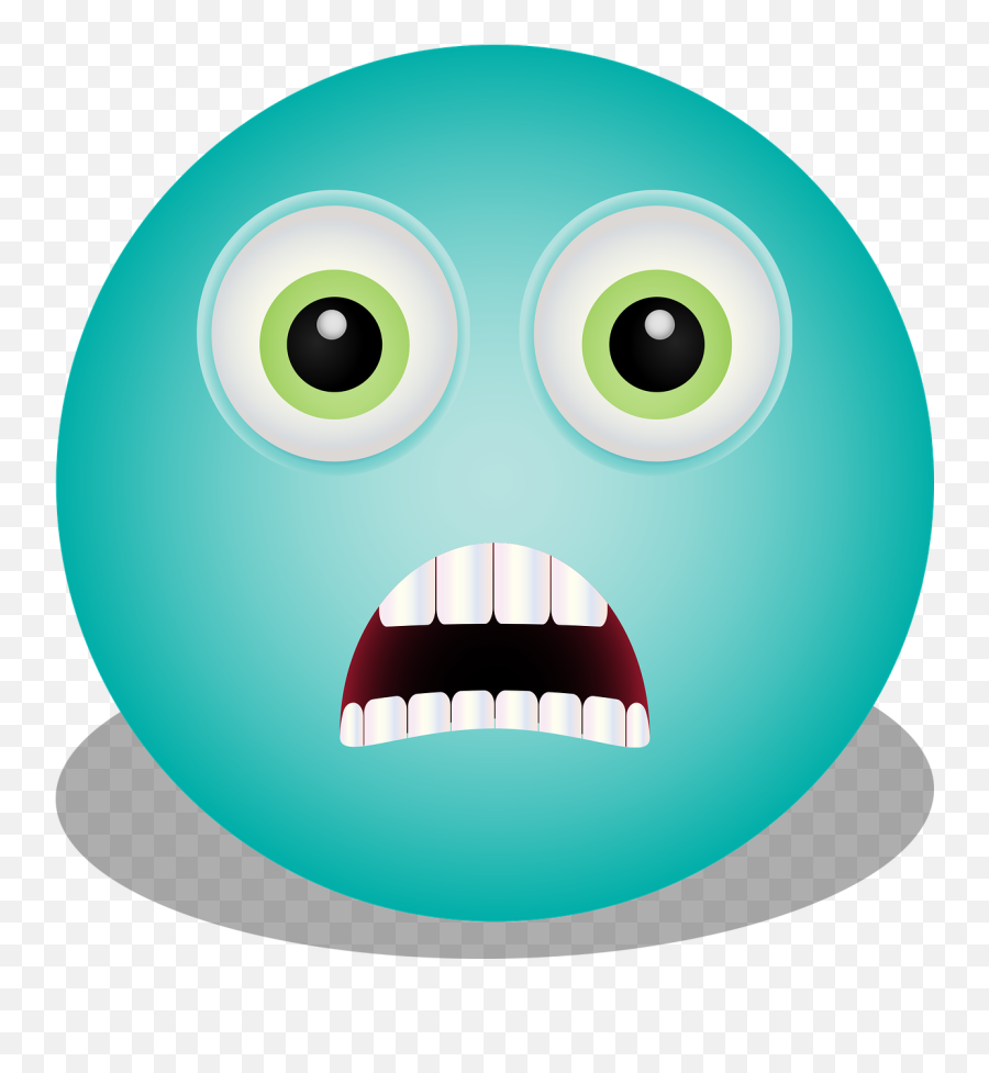 Graphic Horrified Smiley Emoji - Horrified Emoji,Shocked Emoji Png
