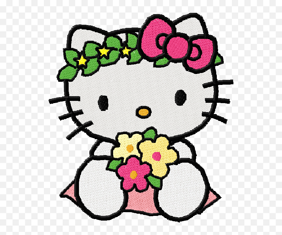 Hello Clipart I M - Hello Kitty Hawaiian Clipart Png Sticker Hello Kitty Emoji,Hawaiian Clipart