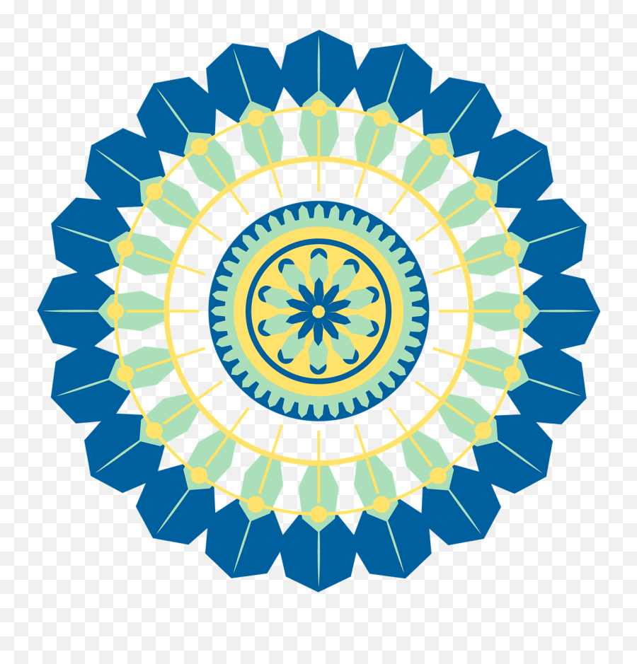 Mandala Geometric Pattern Shapes Png Picpng - Art Color Wheel Emoji,Geometric Pattern Png