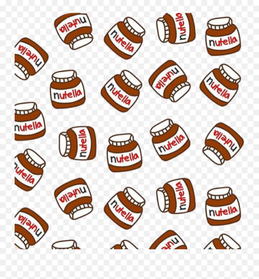 Nutella Logo Png - Cute Nutella Background Emoji,Nutella Logo