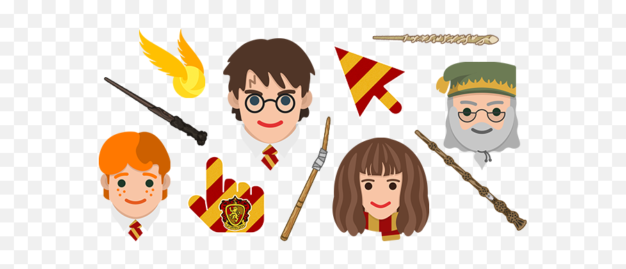 Harry Potter Cursor Collection - Custom Cursor Harry Potter Emoji,Harry Potter Wand Clipart