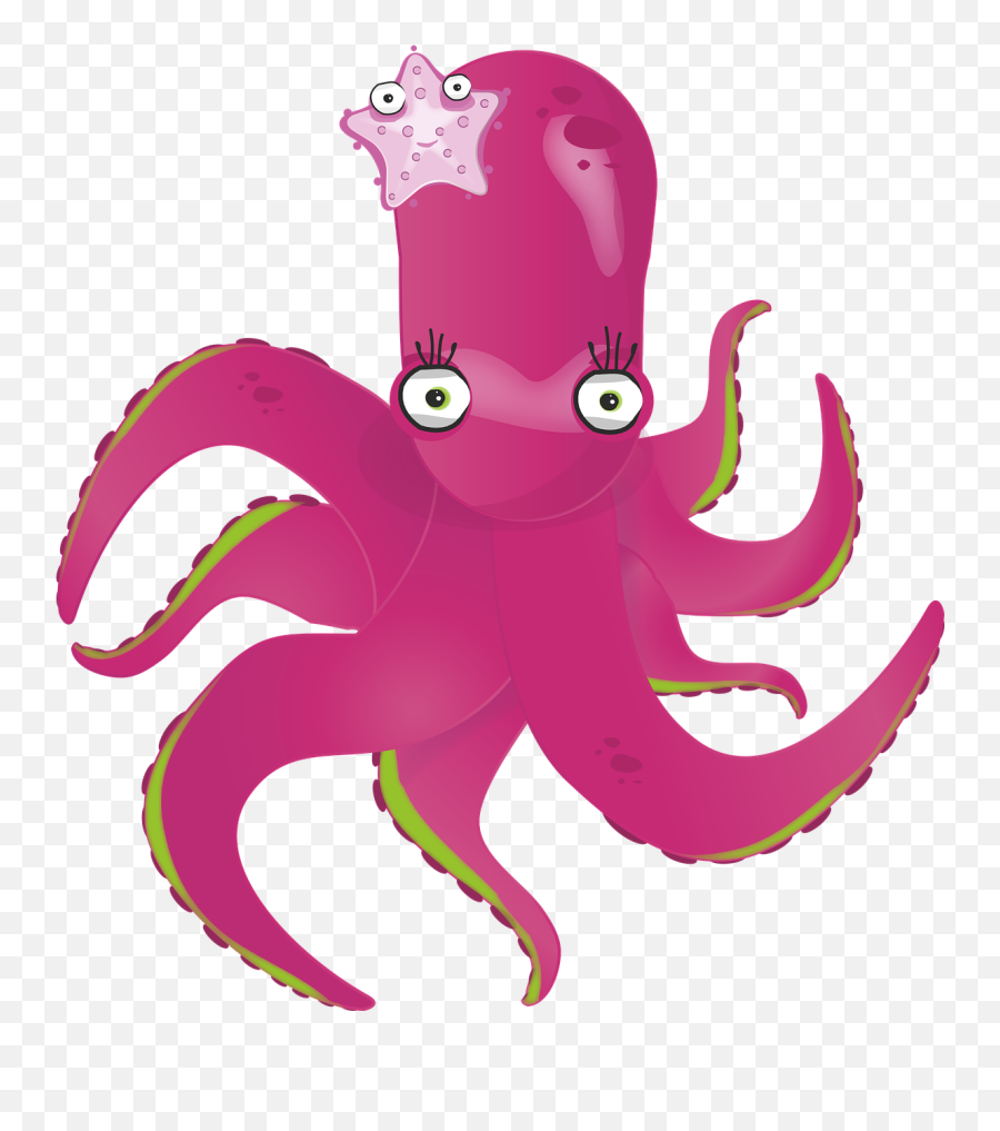 Octopus Pink Octopus Fun Octopus Png - Octopus Logo No Copyright Emoji,Octopus Png