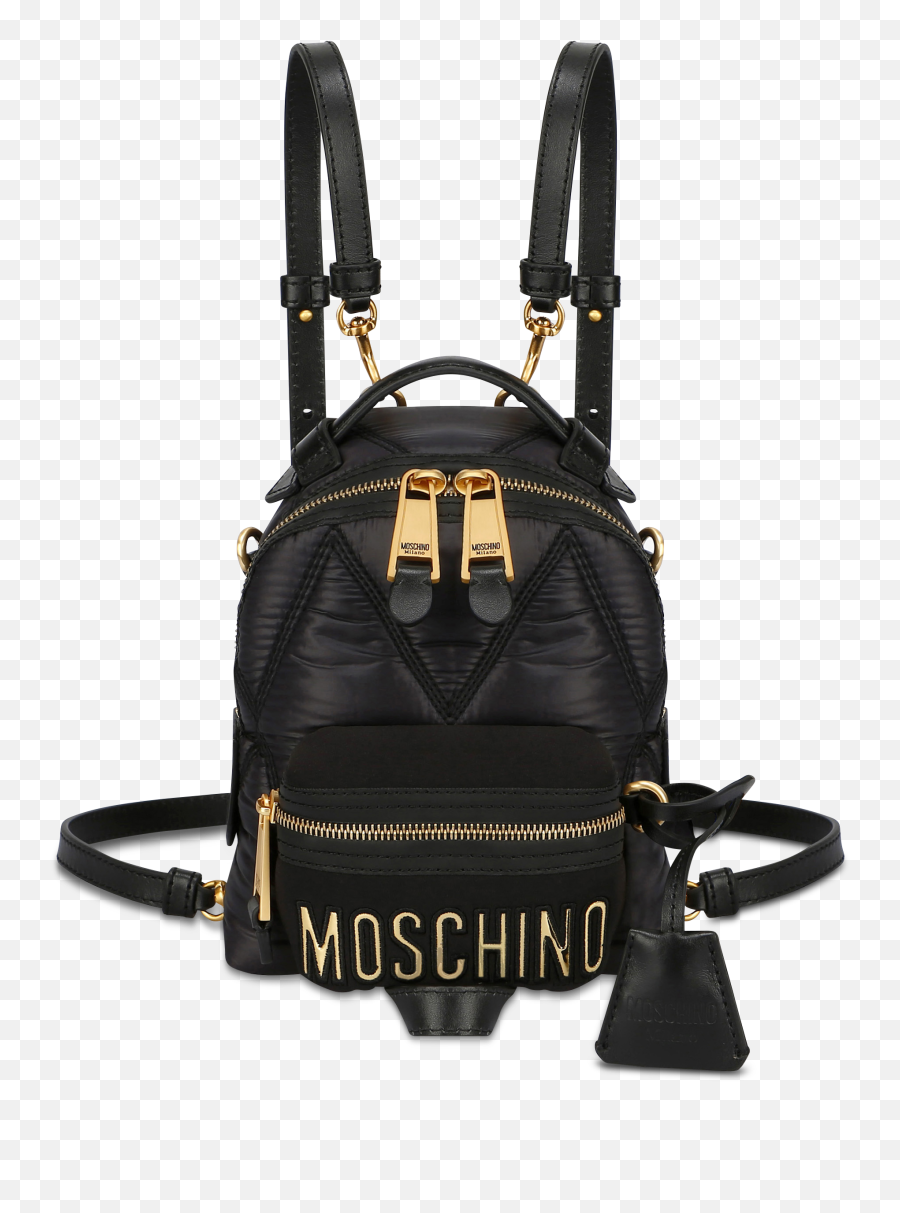 Moschino Logo Backpack E33b77 - Moschino Quilted Nylon Backpack Logo Small Emoji,Moschino Logo