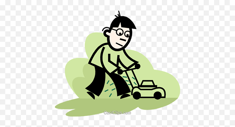 Lawnmowers Royalty Free Vector Clip Art Illustration - Cortador De Grama Gif Emoji,Lawnmower Clipart