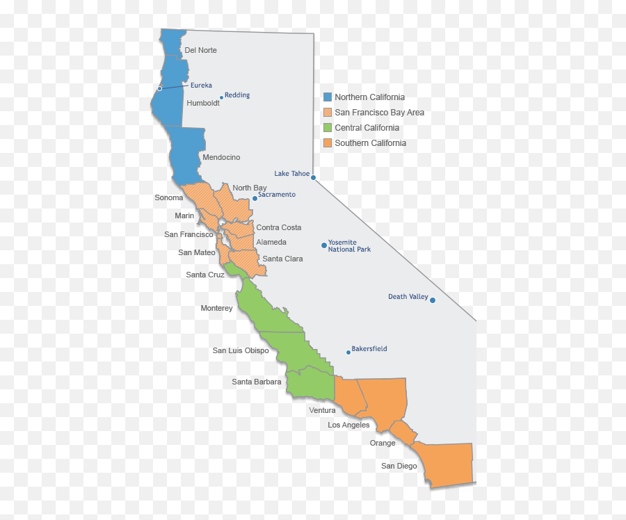 Map Vector Png - A Wheelchair Riders Guide To The California Vertical Emoji,California Map Png