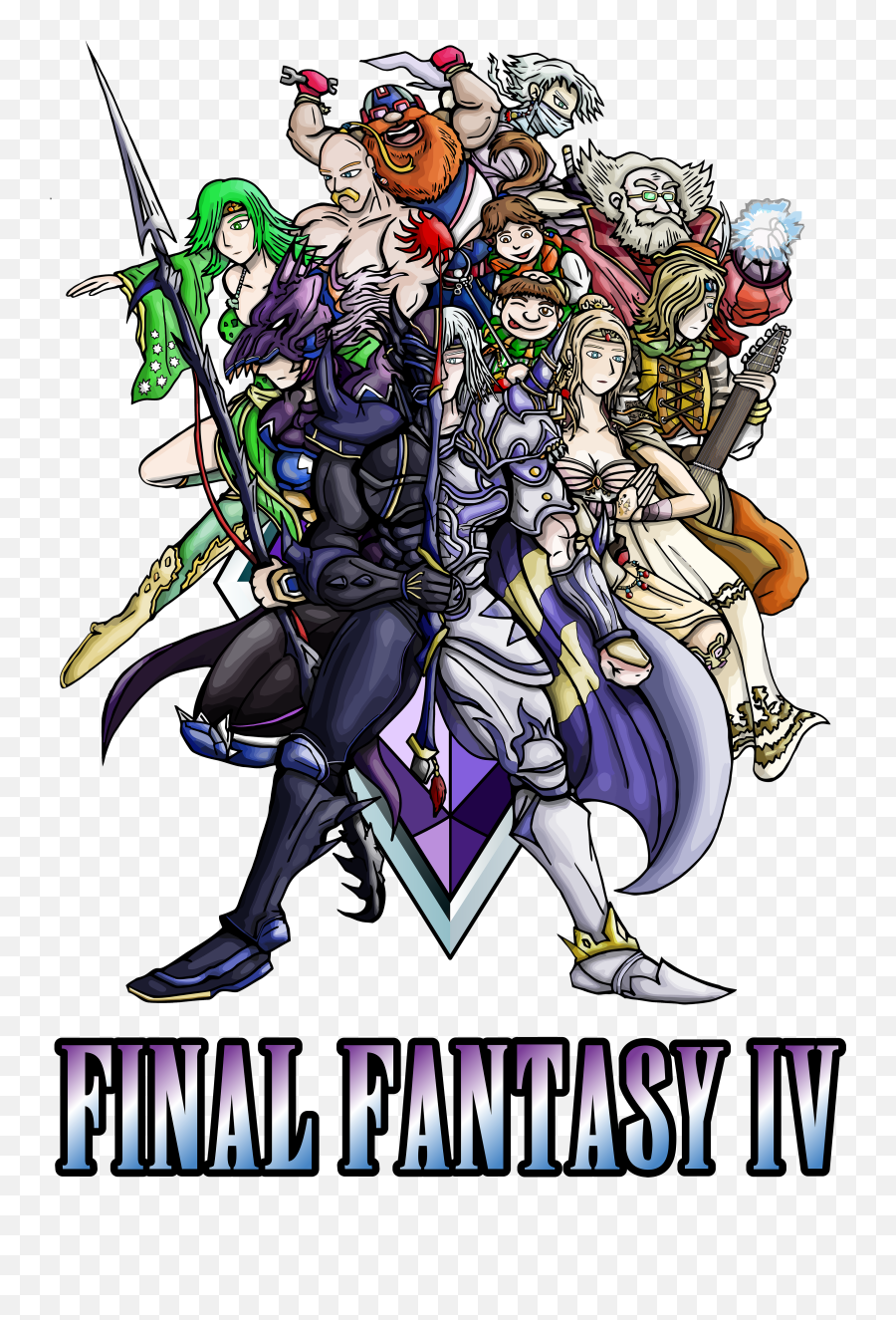 Final Fantasy Iv Heroes Emoji,Final Fantasy Iv Logo
