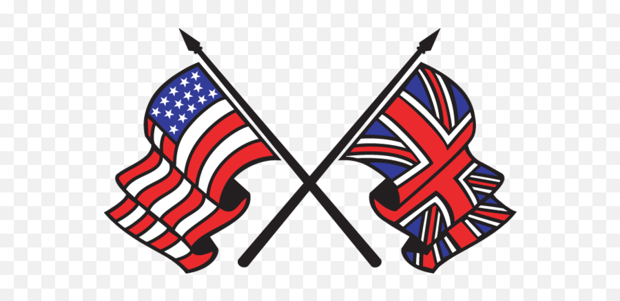 448ra - Usa And England Flags Us And Uk Flag Png Emoji,U S A Clipart