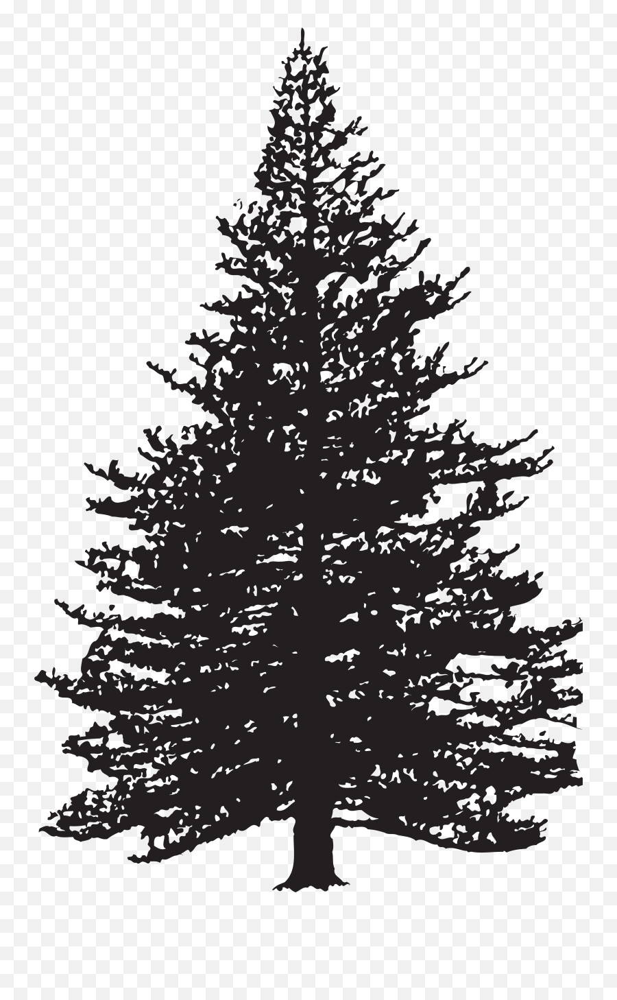 Library Of Spiral Christmas Tree Vector Transparent Library - Christmsas Tree Black And White Png Emoji,Christmas Tree Clipart