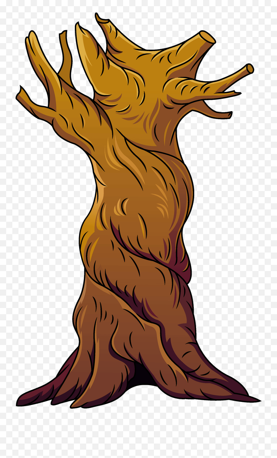 Tree Trunk Clipart Free Download Transparent Png Creazilla - Tree Trunk Clipart Emoji,Winter Trees Clipart