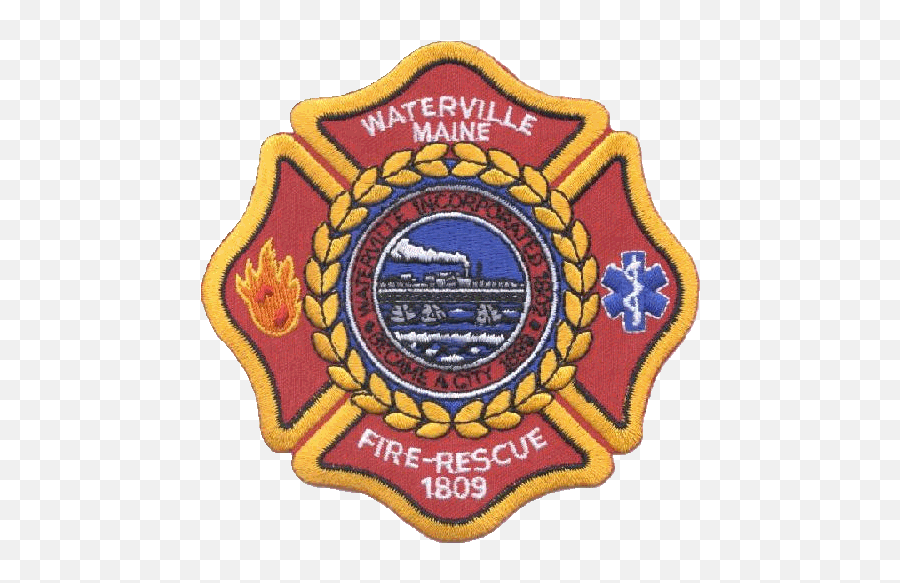 Waterville Fire - Solid Emoji,Fire Department Logo Maker