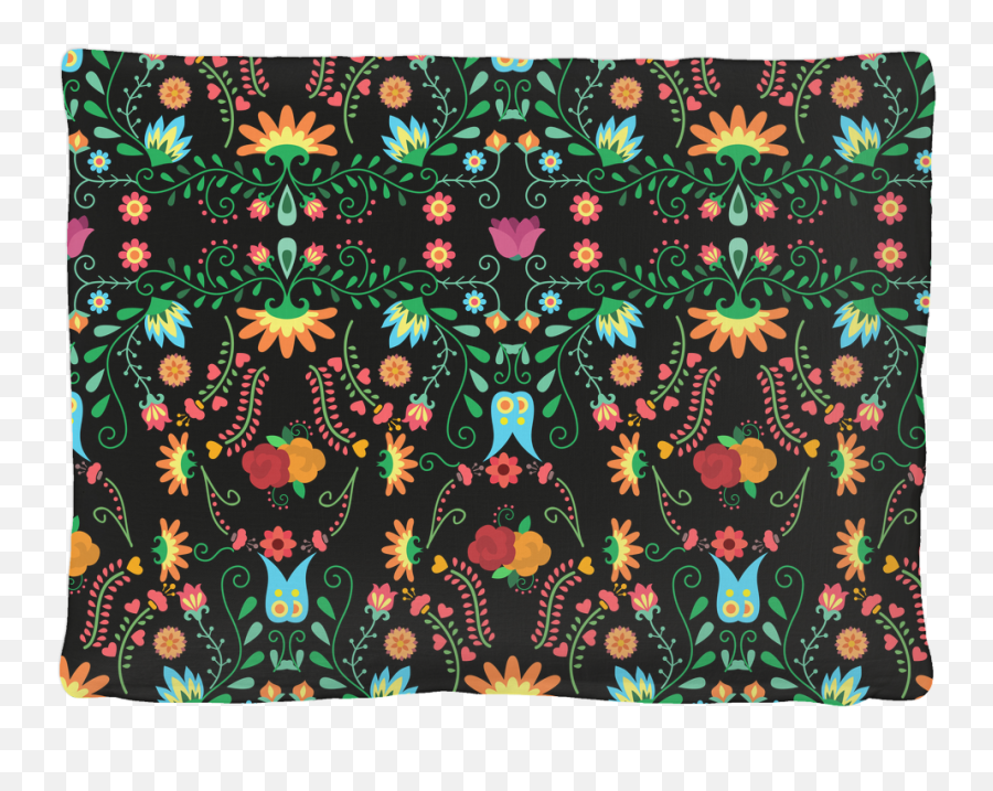 Mexican Flowers Pet Bed - Rug Emoji,Mexican Flowers Png