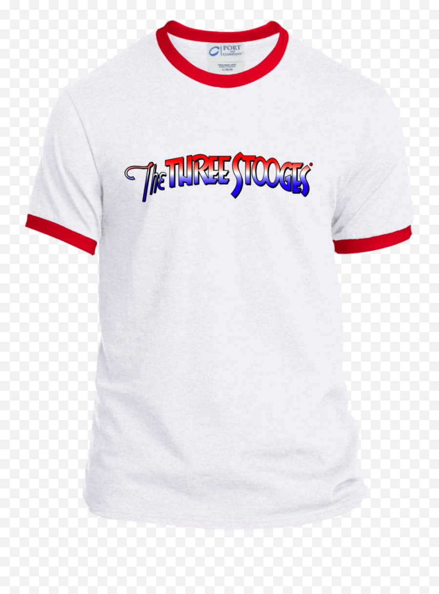 Three Stooges Ringer Tee - Logo T Shirt Emoji,T Shirt Company Logo