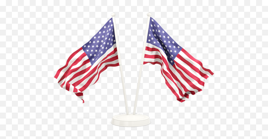 Download Two America Flag Png Png Image With No Background Emoji,Us Flag Transparent Background