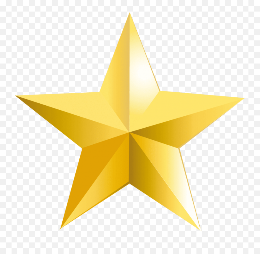 Download Hd Free Png Gold Star Png - Transparent Background Gold Star Icon Emoji,Star Transparent Background