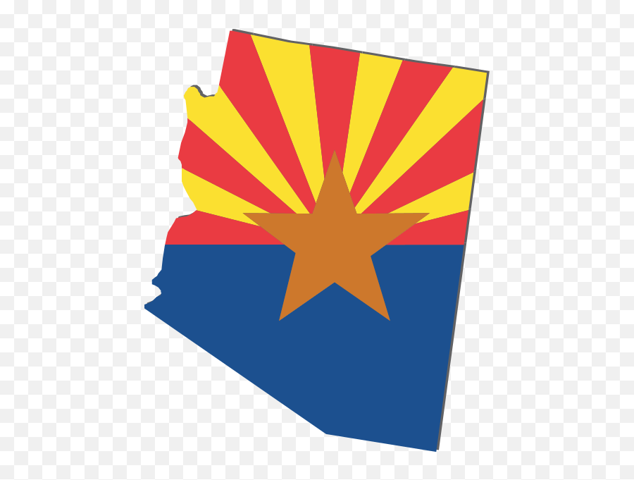 Map Of Arizona Logo Download - Logo Icon Png Svg Arizona Flag State Png Emoji,Arizona Logo
