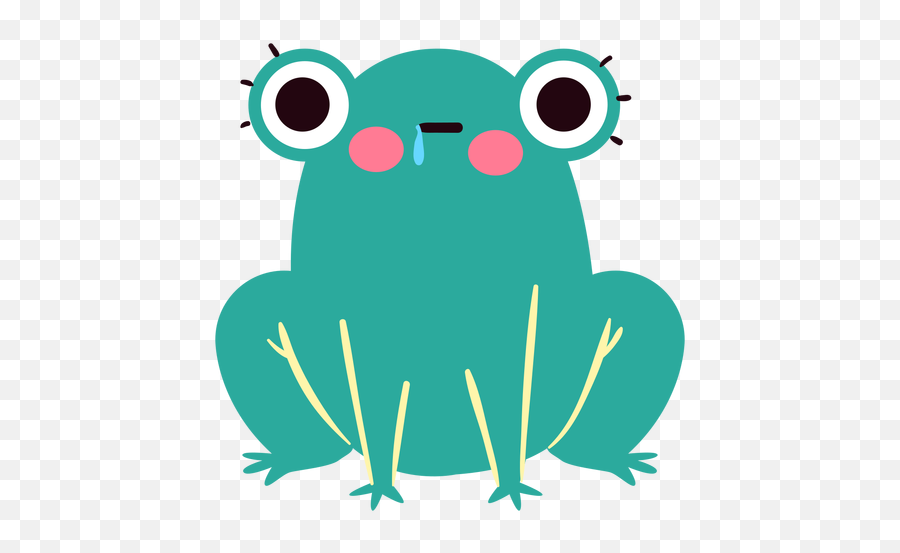 Hungry Frog Cute Character Transparent Png U0026 Svg Vector Emoji,Sad Frog Png