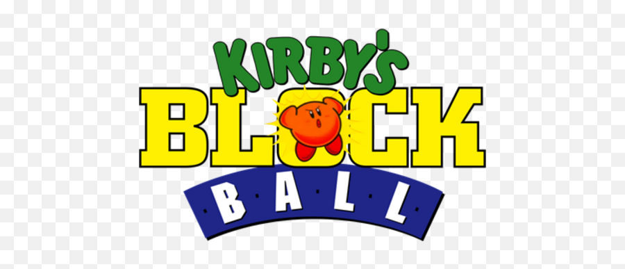 Block Ball - Kirby Block Ball Logo Emoji,Kirby Logo