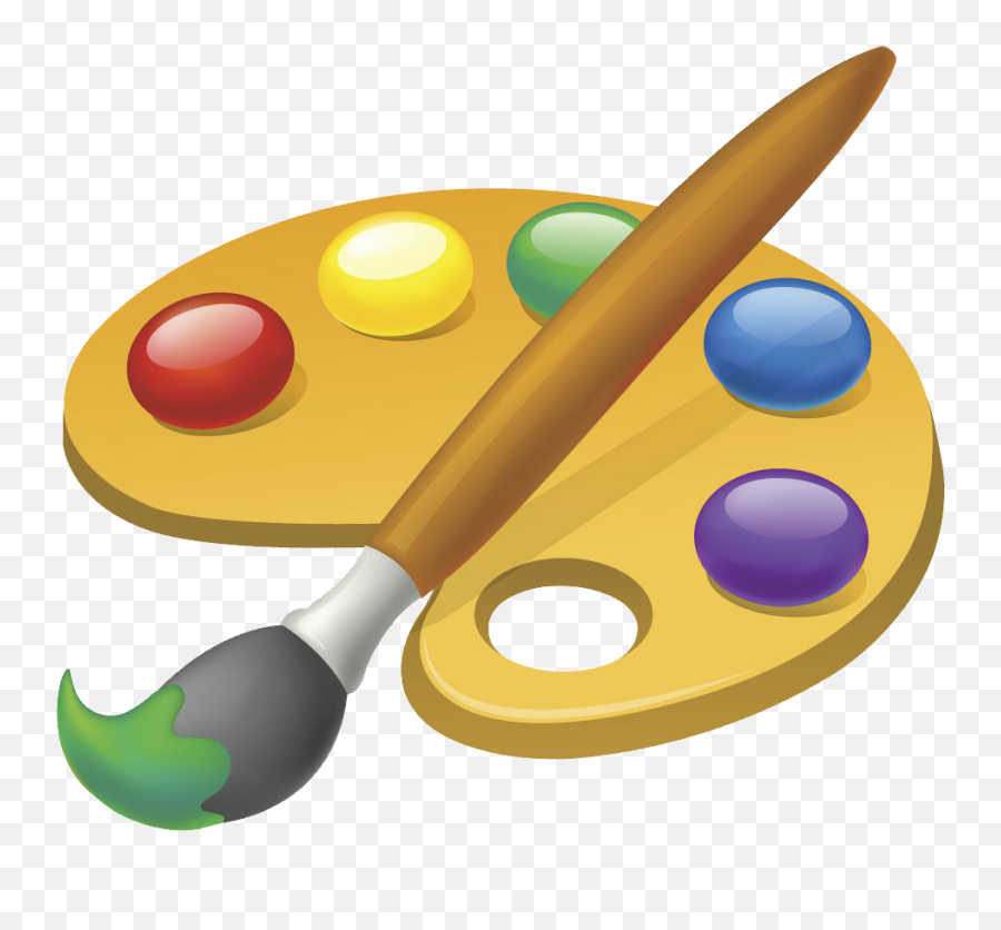 Palette Png - Microsoft Paint Emoji,Paint Palette Clipart