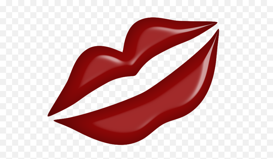Lipstick Kiss Clip Art - Clipart Valentine Lips Emoji,Lips Clipart